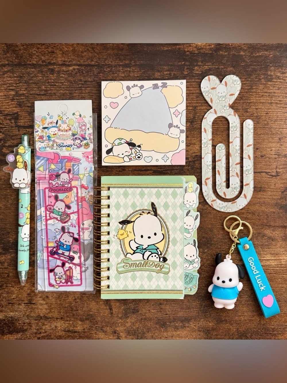 Pochacco Stationery Bundle